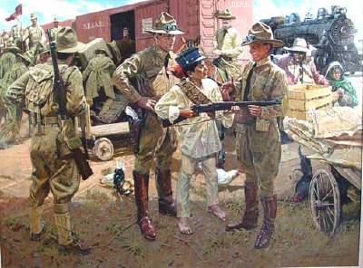 Punitive Expedition by Don Prechtel - Auction record, sale price, and art valuation. Compare with similar artists and explore comparable artworks.