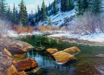Fire and Ice-Along the Alamosa River