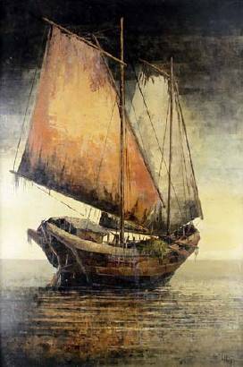 Ship by Lawrence (Larry) Harris - Auction record, sale price, and art valuation. Compare with similar artists and explore comparable artworks.
