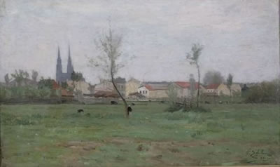 Paysage à la cathédrale