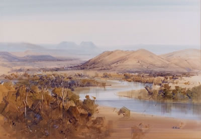 Australian River Landscape