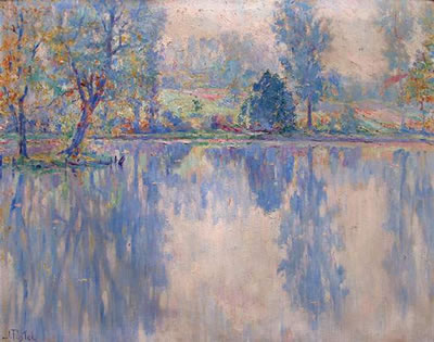 Landscape by Jules Postel - Auction record, sale price, and art valuation. Compare with similar artists and explore comparable artworks.