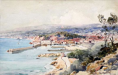 Vue du port de Nice