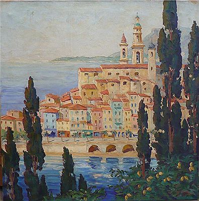 Vue de Menton