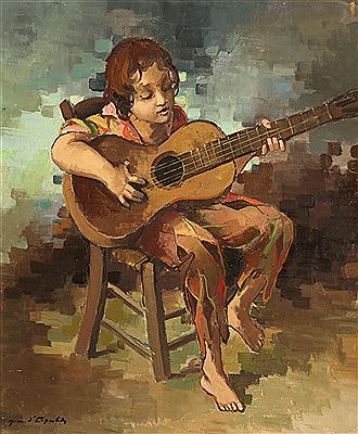 "Le petit guitariste"