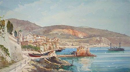 Le port de Villefranche vu de la forteresse by Camille Costa - Auction record, sale price, and art valuation. Compare with similar artists and explore comparable artworks.
