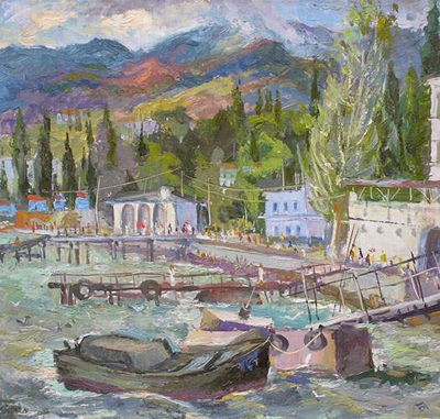 Bateau à l'embarcadère by Boris Iakovlévitch Portnoy - Auction record, sale price, and art valuation. Compare with similar artists and explore comparable artworks.