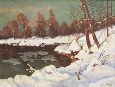 Paysage hivernal