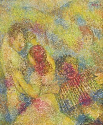 Sample artwork by Arie Kaplon (1909 - 1995), known for painting - View similar artists and auction records