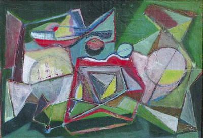 Composition (1932) by Krikor Bedikian - Auction record, sale price, and art valuation. Compare with similar artists and explore comparable artworks.