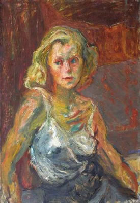 Jeune femme blonde