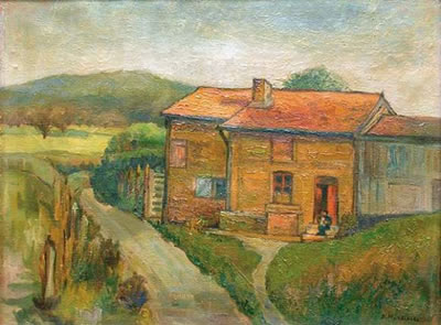 Une ferme by David Murginski - Auction record, sale price, and art valuation. Compare with similar artists and explore comparable artworks.