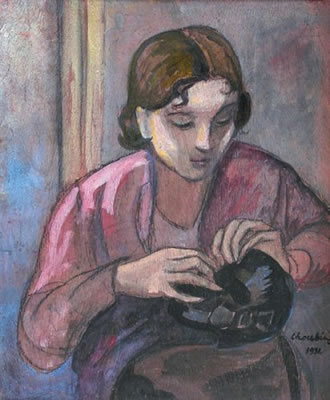 Femme à la couture