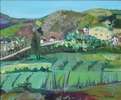Paysage vallonné