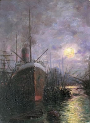 Le port à Constantinople