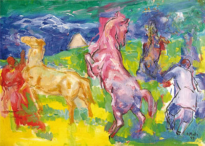 Dressage de chevaux