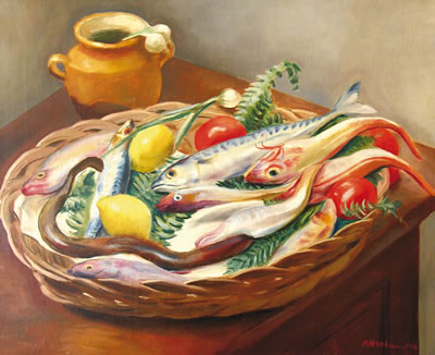 Nature morte aux poissons
