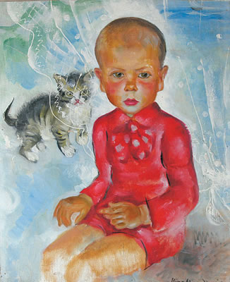 Garçon au chat