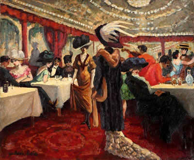 Scène de restaurant