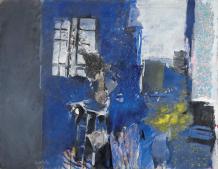 Sample artwork by Jacques Yankel (1920 - 2004), known for abstract painting, graphic art, sculpture, geologist - View similar artists and auction records