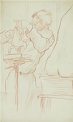 Portrait of Uli Nimptsh: self portrait of the artist