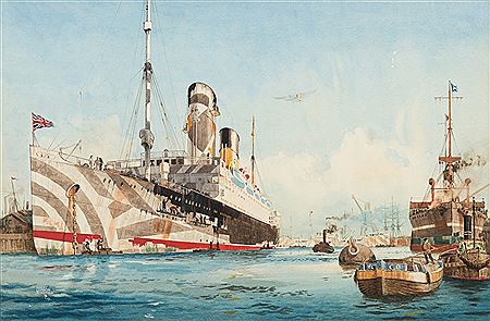 A liner in dock