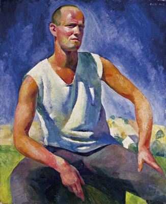 Portrait of Karoly Patko: Selfportrait, 1928