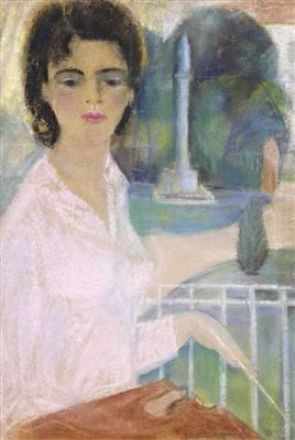 Portrait of Magda Zemplenyi: Selfportrait, 1936