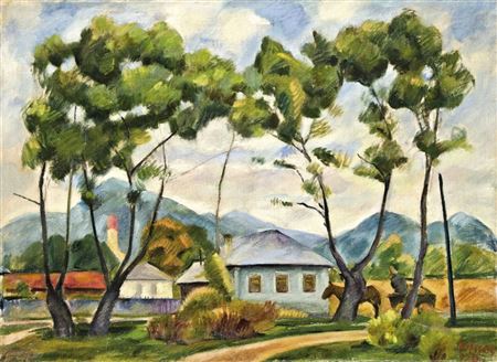 Sample artwork by Sandor Szolnay (1893 - 1950), known for painting - View similar artists and auction records