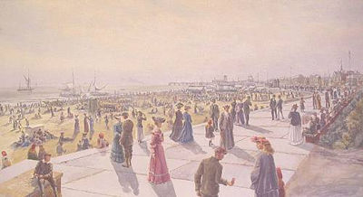 Sample artwork by Stephen John Batchelder (1849 - 1932), known for landscape painting, coastal - View similar artists and auction records