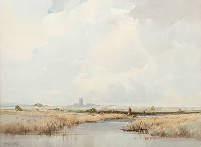 Sample artwork by Charles S Harrington (1860 - 1941), known for painting in oils and watercolor - View similar artists and auction records