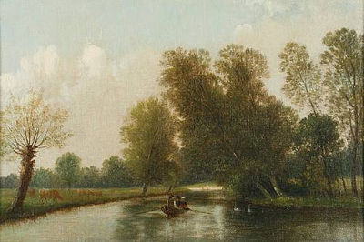 "On the backwaters, Norwich"