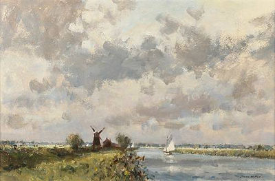 Sample artwork by Owen Waters (1916 - 2004), known for painting - View similar artists and auction records