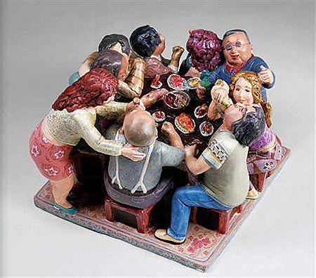 Enjoying Hotpot