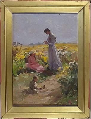 Portrait o the artist's wife and children