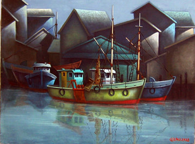 Harbor scene
