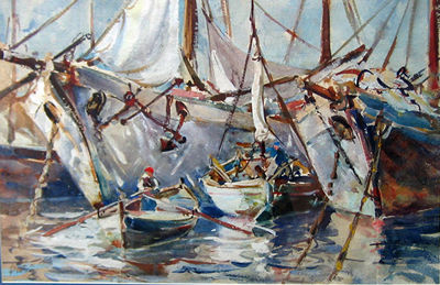 Harbor scene