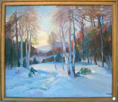 Sample artwork by Alice Estelle Moffatt James (1889 - 1970), known for landscape, still life painting - View similar artists and auction records