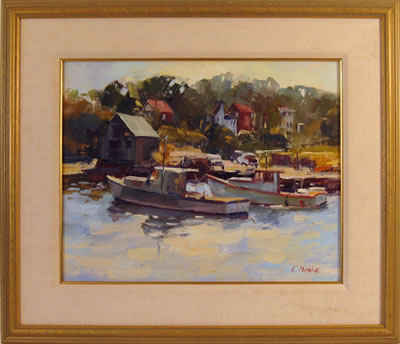 Sample artwork by Carleen Muniz (1947 - 2009), known for sport figure, genre and landscape painting - View similar artists and auction records