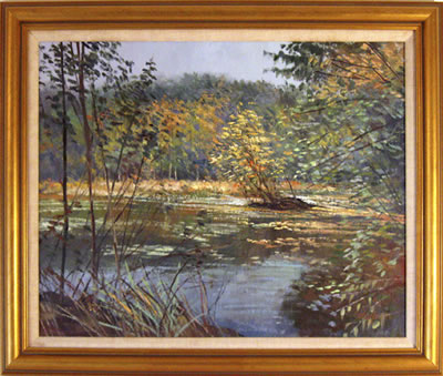 Pond scene