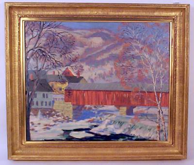 Buttermilk Bridge by Lee Court - Auction record, sale price, and art valuation. Compare with similar artists and explore comparable artworks.