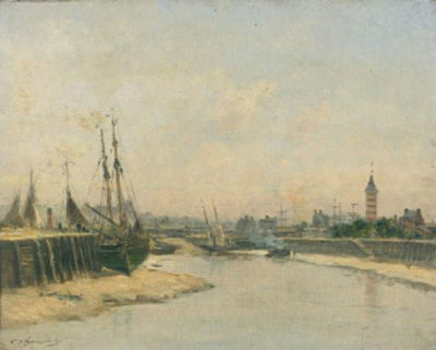 Port à marée basse