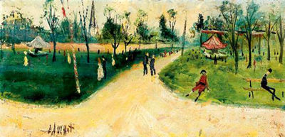 Scène de parc