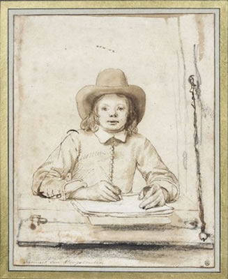 Portrait de jeune homme (autoportrait )