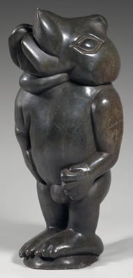 Sample artwork by Sylvester Mubayi (Born 1942), known for sculpture - View similar artists and auction records