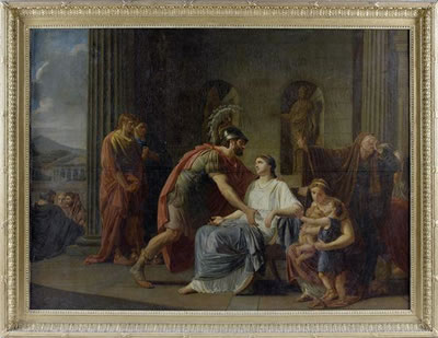 Les adieux de Coriolan à sa femme Charles Rollin, L'Histoire Romaine, Paris, 1741,Tome I, Livre III. by Etienne Aubry - Auction record, sale price, and art valuation. Compare with similar artists and explore comparable artworks.
