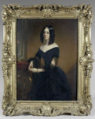 Portrait de la comtesse de Croix, née Amélie deTournon-Simiane (1817-1898).