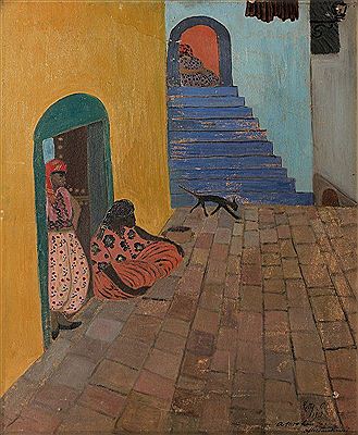 Rue dans la ville haute (Casbah), 1910