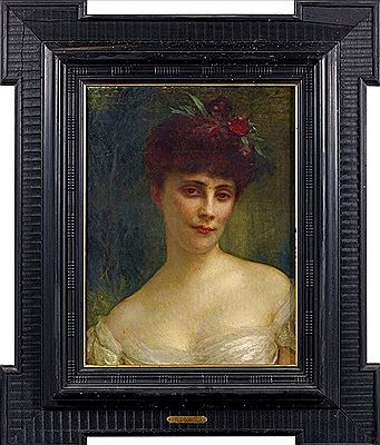 Portrait d'Alexandrine de Mun (1872-1935), marquise Robert de Pomereu d'Aligre