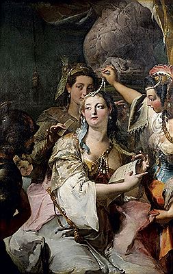 Sémiramis apprenant la nouvelle de la révolte de Babylone by Giovanni Battista Crosato - Auction record, sale price, and art valuation. Compare with similar artists and explore comparable artworks.